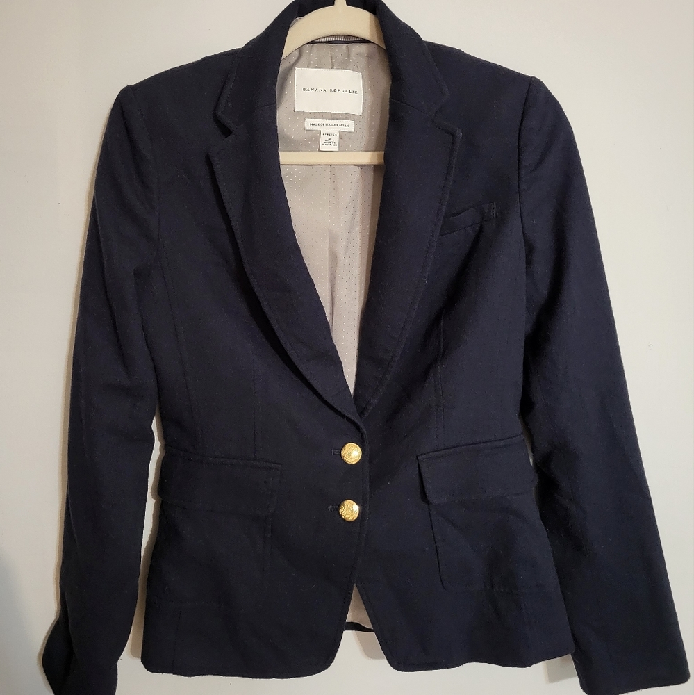 Banana Republic Vintage blazer (small) dark navy